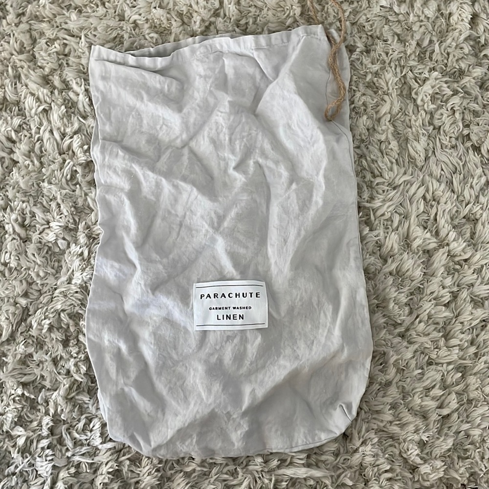 Parachute Linen storage bag in fog